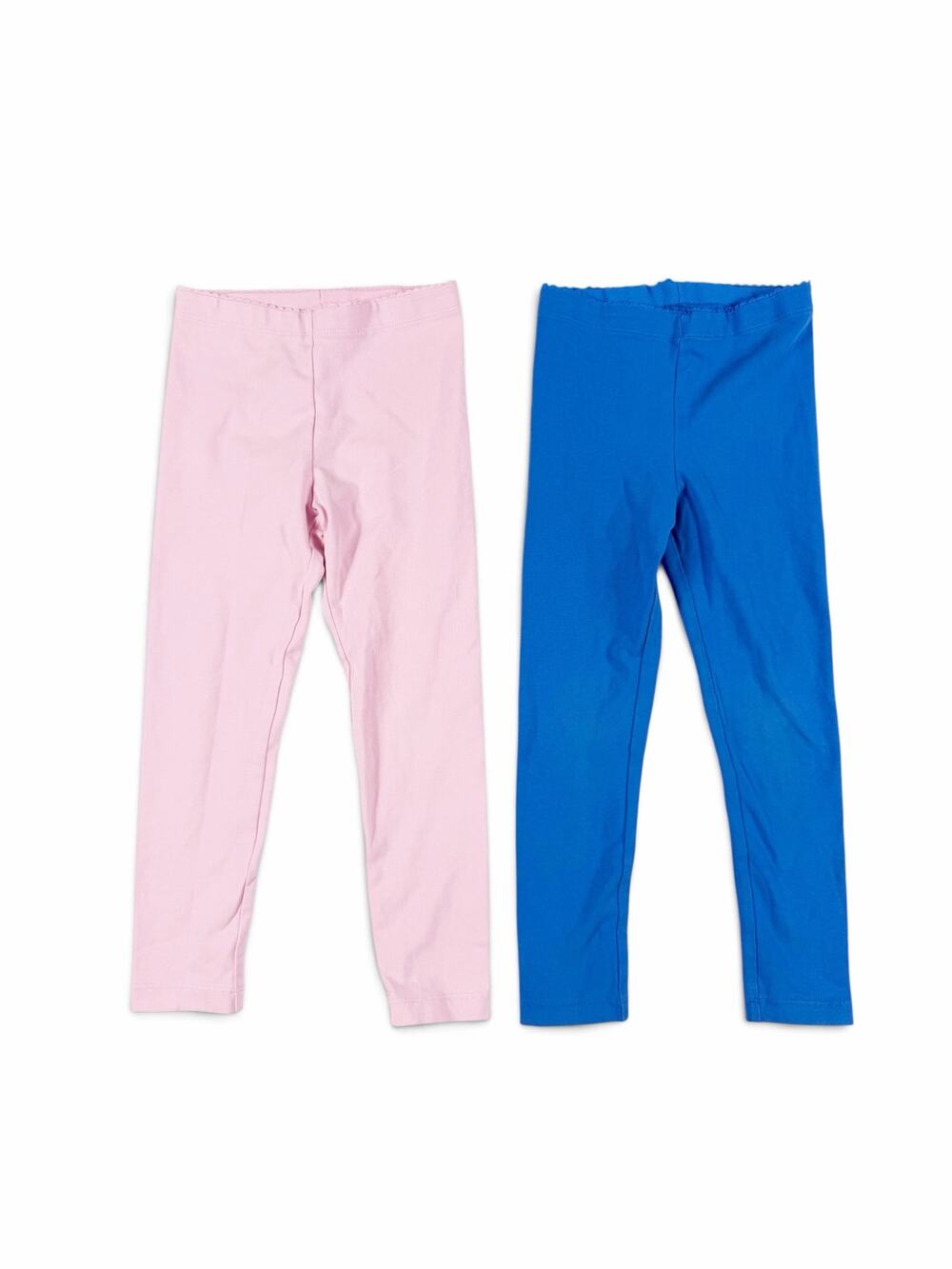 Tea Collection Solid Leggings Bundle Pink Blue Girls Size 5
